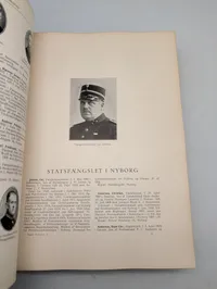 Dansk Politistat, bind I og II, halvbind i marmoreret papir