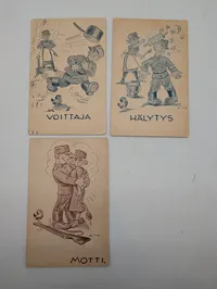 Finsk Lotta Svärd samling med diplomer, medalje og publikationer