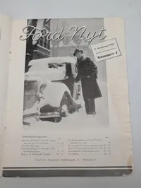 Ford Nyt Nr. 1, 1938 V8 Salgsbrochure fra Ford Motor Company