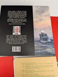 Samling af 5 danske bøger om militærhistorie og krig