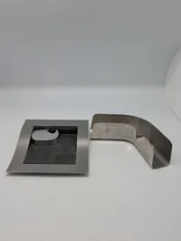 Georg Jensen Elephant oplukker og askebæger i rustfrit stål