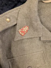 Dansk M44 Battle Dress-jakke i olivengrøn uld