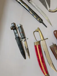 Collection of Antique and Modern Edged Weapons and Knives