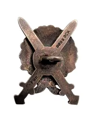 Ekstremt Sjældent Dansk D.N.A.S.A.P Æresemblem for frontkæmpere  WW2, originalt 