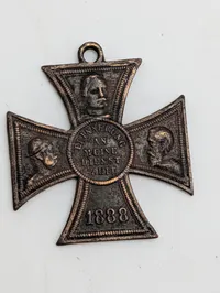 WWI German Iron Cross 2nd Class and Miniature Stickpin Medal Group