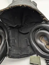 Telemit Tysk Militær Kampvognshjelm med Headset og Taske