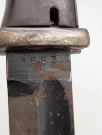 Carl Eickhorn Tysk Bajonet med Serienummer 8007 Ostsee 