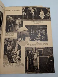 Samling af britiske kongelige memorabilia, herunder 1935 Royal Jubilee souvenir