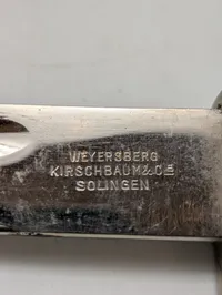 Tysk politidolk fra 2. verdenskrig med hjortetaksgreb og skede