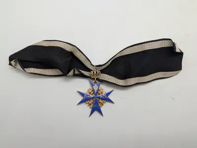 Preussisk Pour le Mérite Orden med halsbånd