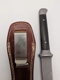 Boker Military Boot Knife No. 4151 with Leather Sheath