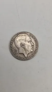 Tysk Hitler mønt, original 