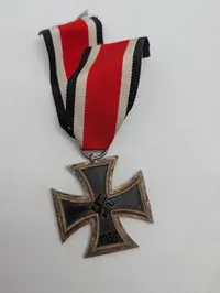 Tysk Jernkors af 2. klasse (EK2) fra 1939 med originalt bånd