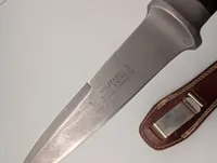 Boker Military Boot Knife No. 4151 with Leather Sheath
