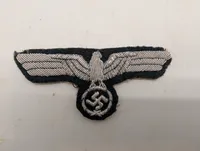 Tysk Wehrmacht Officer Brystørn i Sølvbroderi WW2 