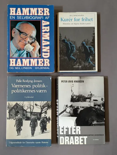 Collection of Four Danish WW2 Historical and Biographical Books