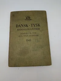 Dansk-Tysk Handelsvejviser 1943, Jahrbuch für Ein- und Ausfuhr, vernemagerbog .  ,.læ