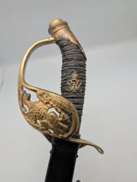Prussian Model 1889 Infantry Officer's Sword with WR II Monogram