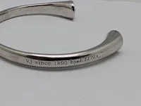 VJ 925 Sterling Sølv Armring med Klare Sten