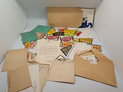 Vintage Danish Beverage Label and Ephemera Collection
