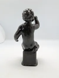 Just Andersen Disko Metal Figur, Drikkende Barn D2170