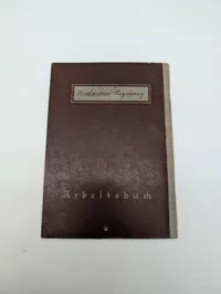 Tysk Arbejdsbog (Arbeitsbuch) fra Det Tredje Rige
