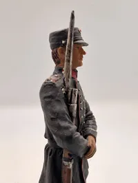 Håndmalet tinsoldat af Dansk 1864 infanterist 