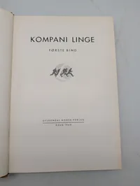 Kompani Linge Book Set and Lingeklubben Commemorative Volume with Glassware