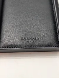 Balmain Paris Gavesæt med Kuglepen og Tegnebog i Læder