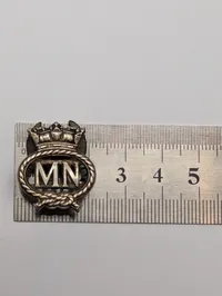 British Merchant Navy Silver Lapel Badge WW2