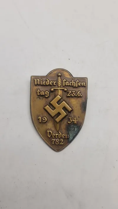 1934 Niedersachsentag Verden Commemorative Badge - Nazi Era Tinnie