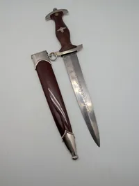 Tysk SA-dolk med skede, model 1933 fantastik efterkrigs 