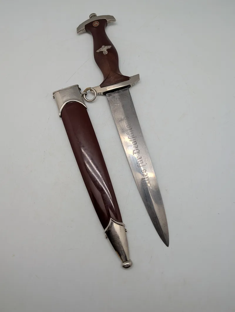 Tysk SA-dolk med skede, model 1933 fantastik efterkrigs 