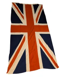 Stort Union Jack Flag i Syet Bomuld WW2