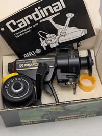 ABU Cardinal 55 fastspolehjul med original æske og manual