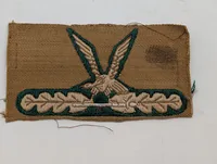 Hungary, Kingdom. An Embroidered Frontier Guard Badge