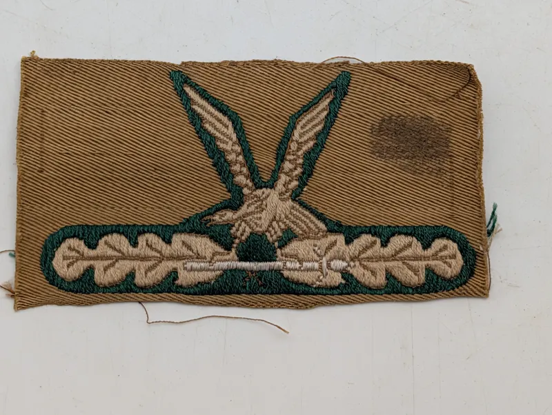 Hungary, Kingdom. An Embroidered Frontier Guard Badge