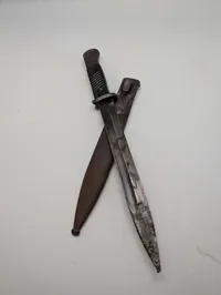 Tysk K98 Bajonet med metalskede Nummerens 