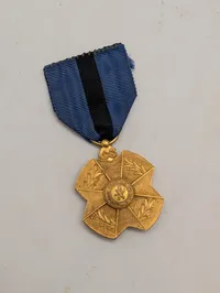 Belgisk Civil Dekoration, 1. Klasse Guldmedalje med Bånd