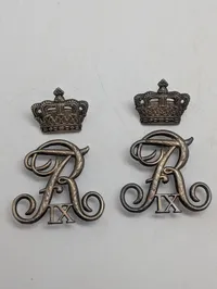 Sæt danske Store skulder rex Ftrederik 9
