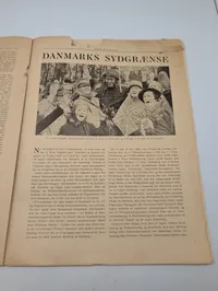 Tre eksemplarer af det danske modstandsblad Frit Danmark fra 1945-1946