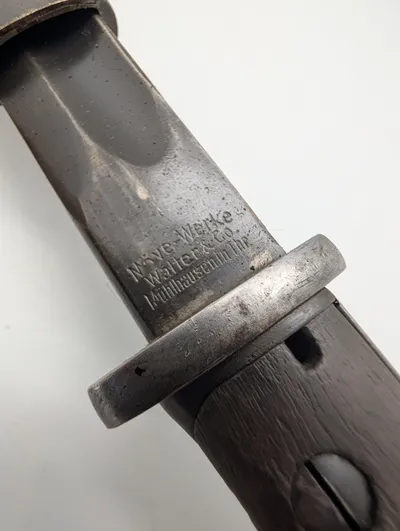 Tysk M1884/98 III Bajonet, Näve-Werke Walter & Co.