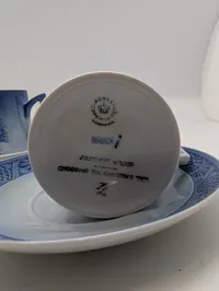 Bing & Grøndahl Christmas Porcelain Cup and Saucer Sets