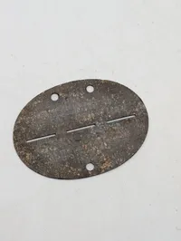 Tysk WWII SS-Sturmbrigade Wallonien Erkennungsmarke (ID-skilt) ORIGINAL
