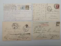 Set of Four Vintage Early 20th Century Postcards