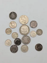 Collection of International Silver and Base Metal Coins, 20th Century