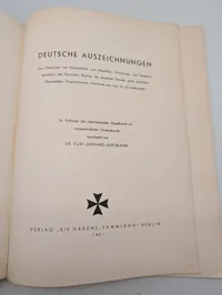 Die Ordens-Sammlung Berlin, Deutsche Auszeichnungen