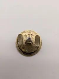 Danish WWII Resistance Movement Region II Brass Lapel Pin