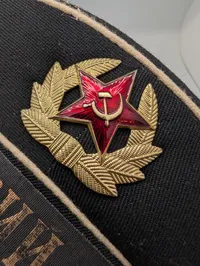 Soviet Navy Baltic Fleet Sailor's Beskozyrka Peakless Cap