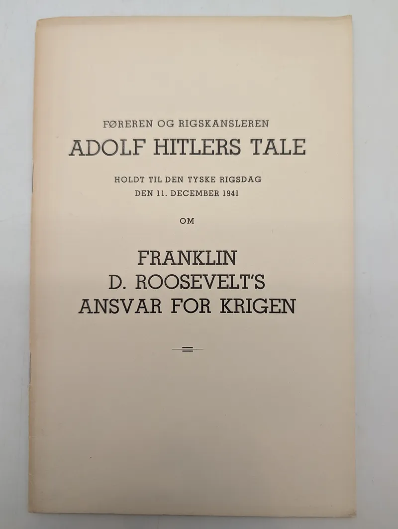 Historisk dansk bog om Danzig-korridor-problemet